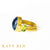 Adina Tanzanite and Peridot Ring