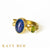 Adina Tanzanite and Peridot Ring