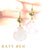 Amelie Lemon and Rose Quartz Earrings