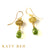 Ann Chrysoberyl and Peridot Earrings