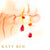 Anna Mexican Fire Opal and Rubellite Earrings