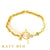 Antonia 22k Gold Peridot Chain Bracelet