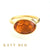 April Fire Opal Ring