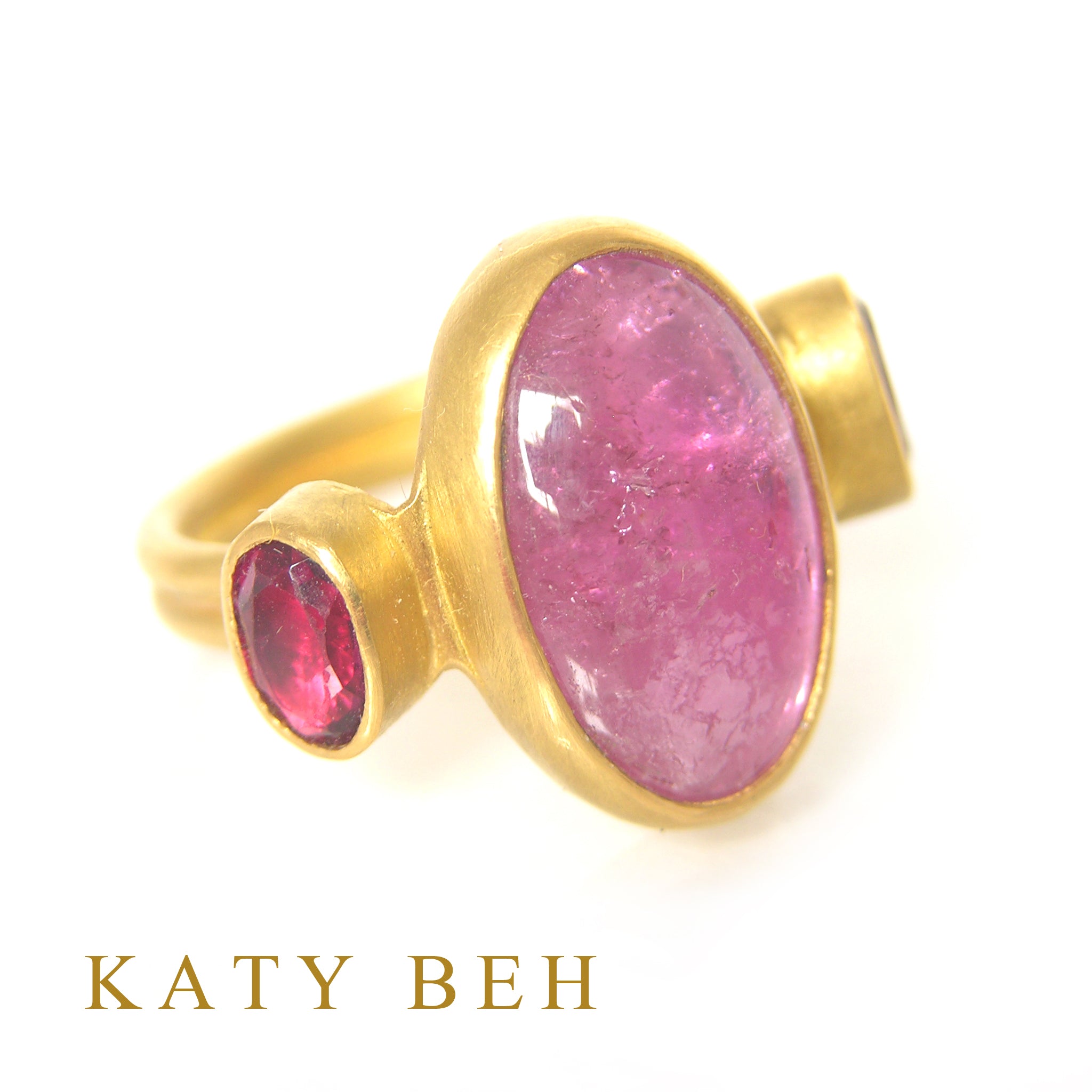 Audrey Pink Rubellite Ring