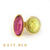 Becca Rubellite and Green Opal Ring