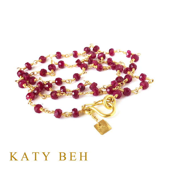 Bonita Ruby Necklace