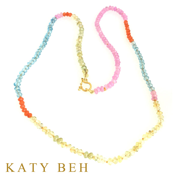 Charlotte Multi Gemstone Necklace