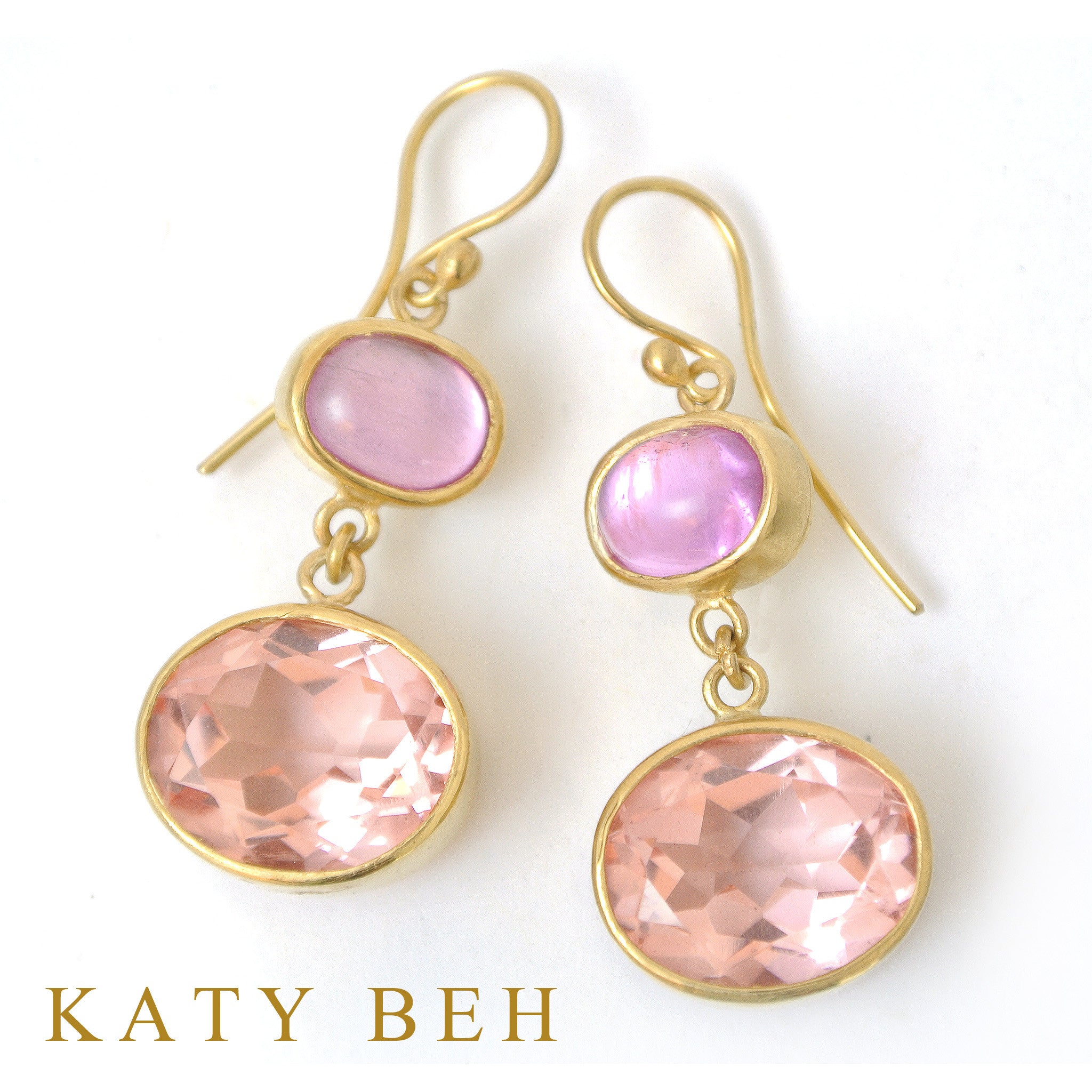 Earrings - Katy Beh 22k Gold Handmade Jewelry New Orleans