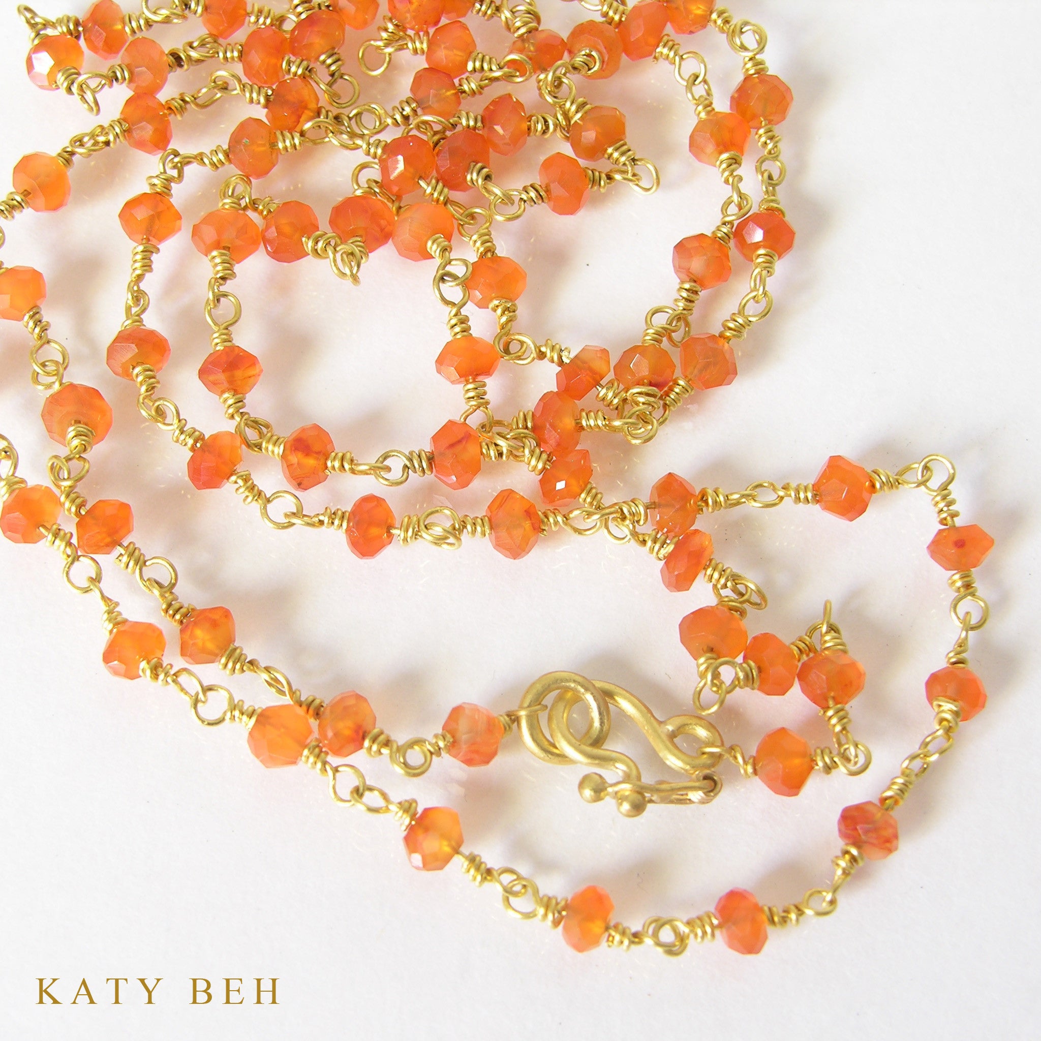 Necklaces - Katy Beh 22k Gold Handmade Jewelry New Orleans