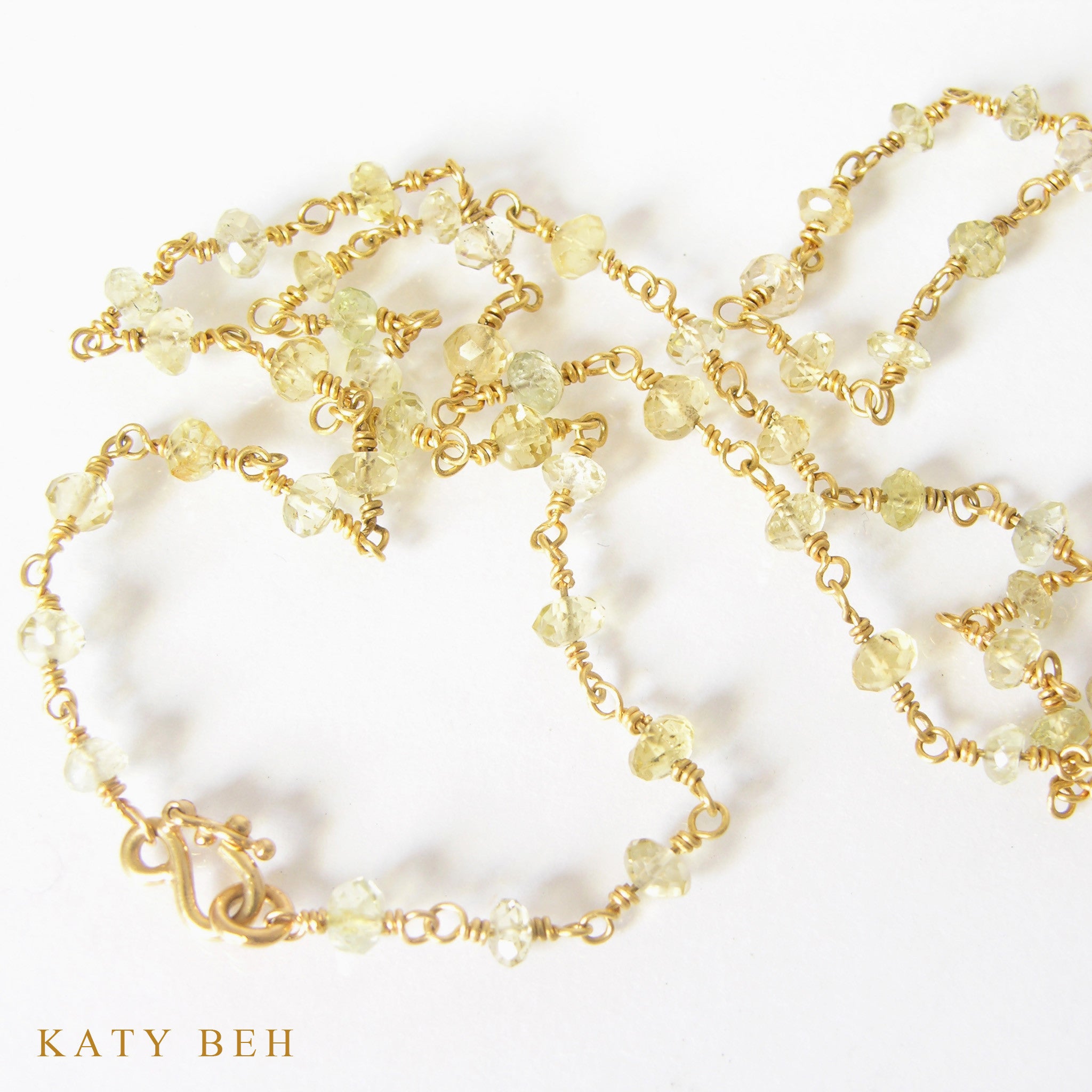 Necklaces - Katy Beh 22k Gold Handmade Jewelry New Orleans