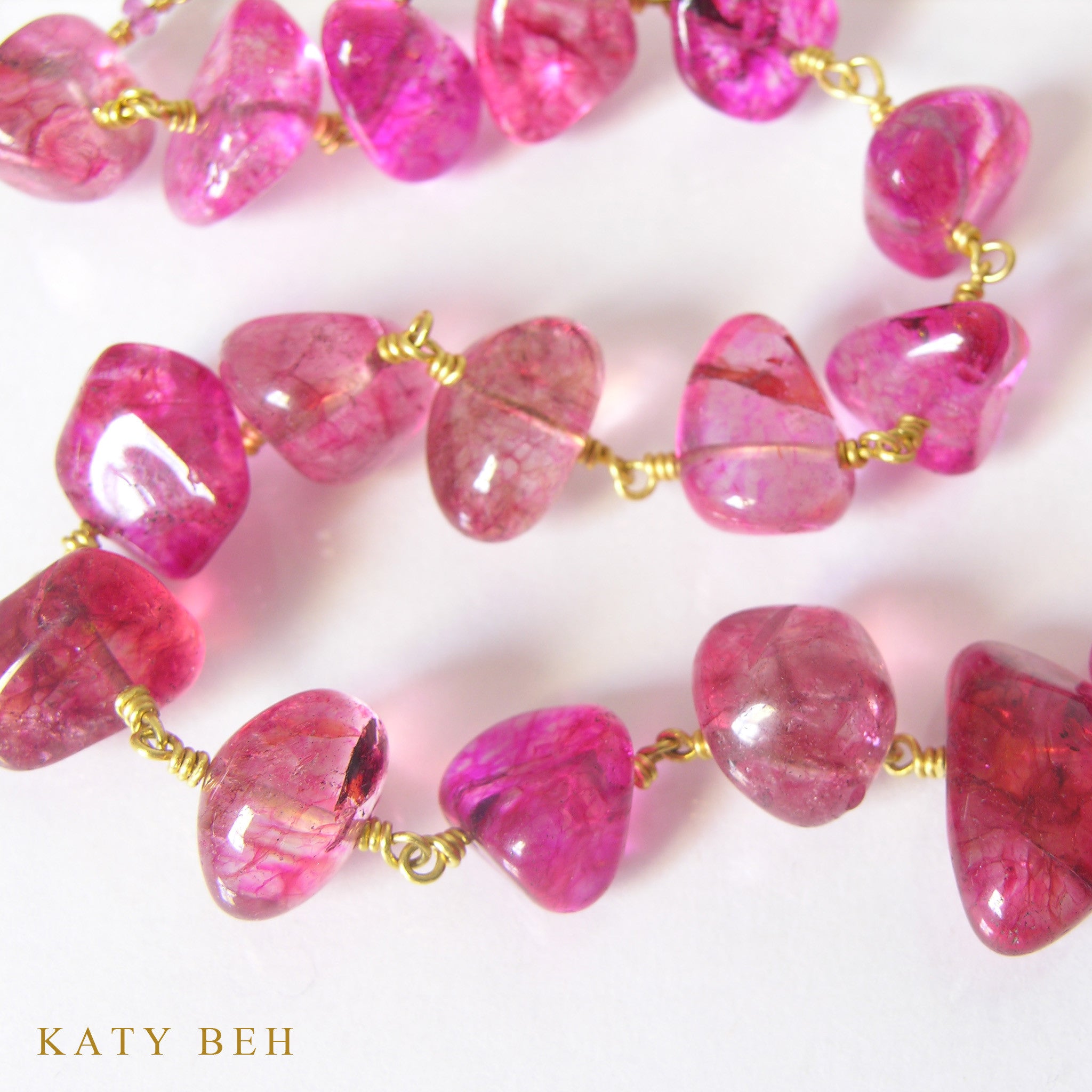 Necklaces - Katy Beh 22k Gold Handmade Jewelry New Orleans