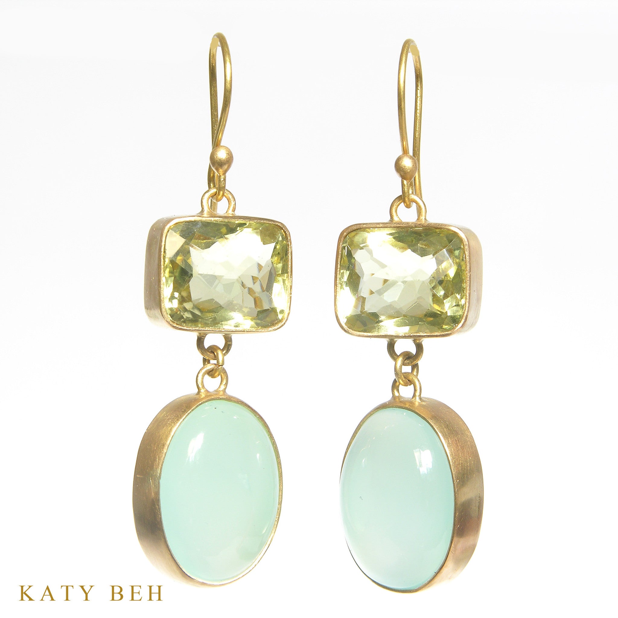 Earrings - Katy Beh 22k Gold Handmade Jewelry New Orleans