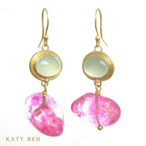 Earrings - Katy Beh 22k Gold Handmade Jewelry New Orleans