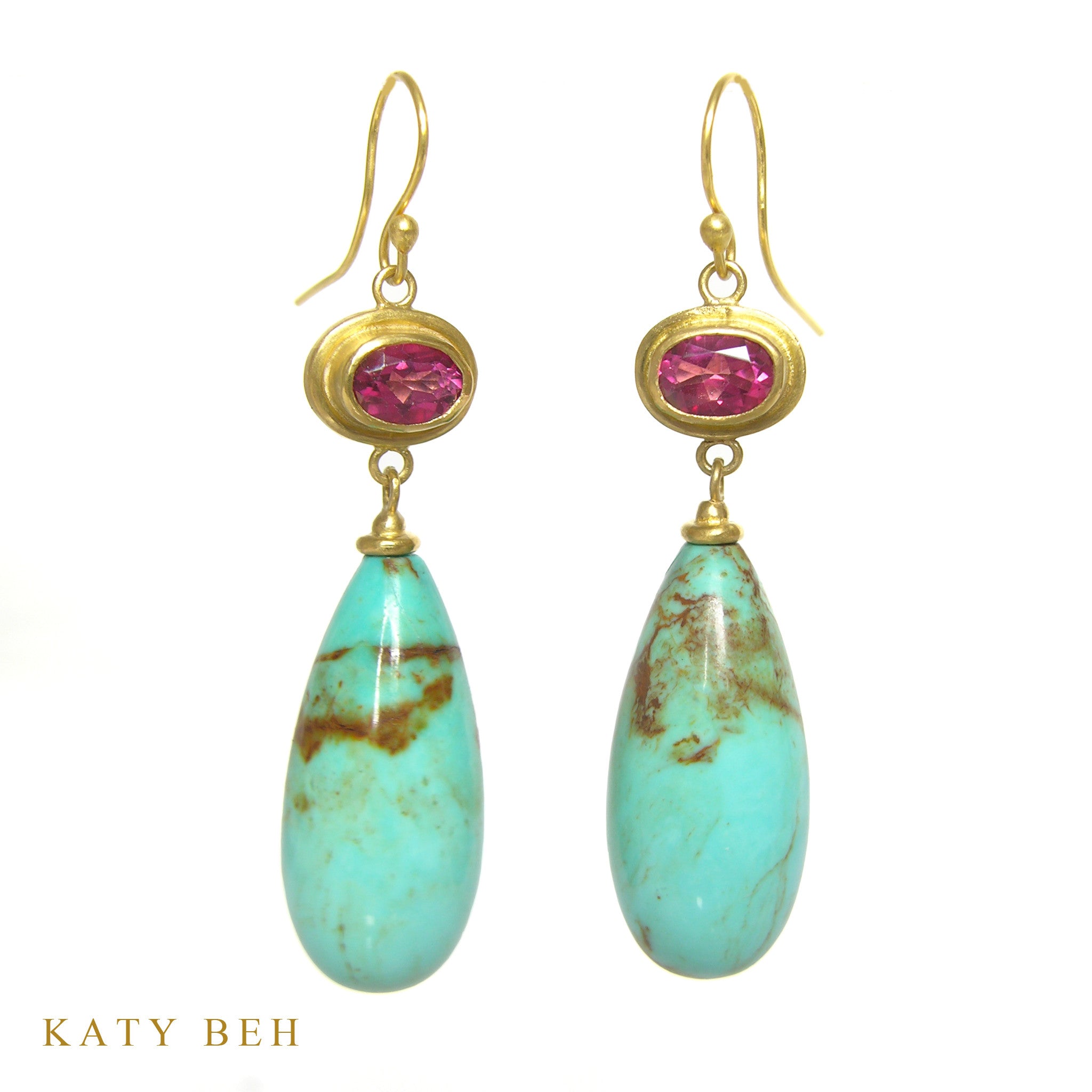 Earrings - Katy Beh 22k Gold Handmade Jewelry New Orleans