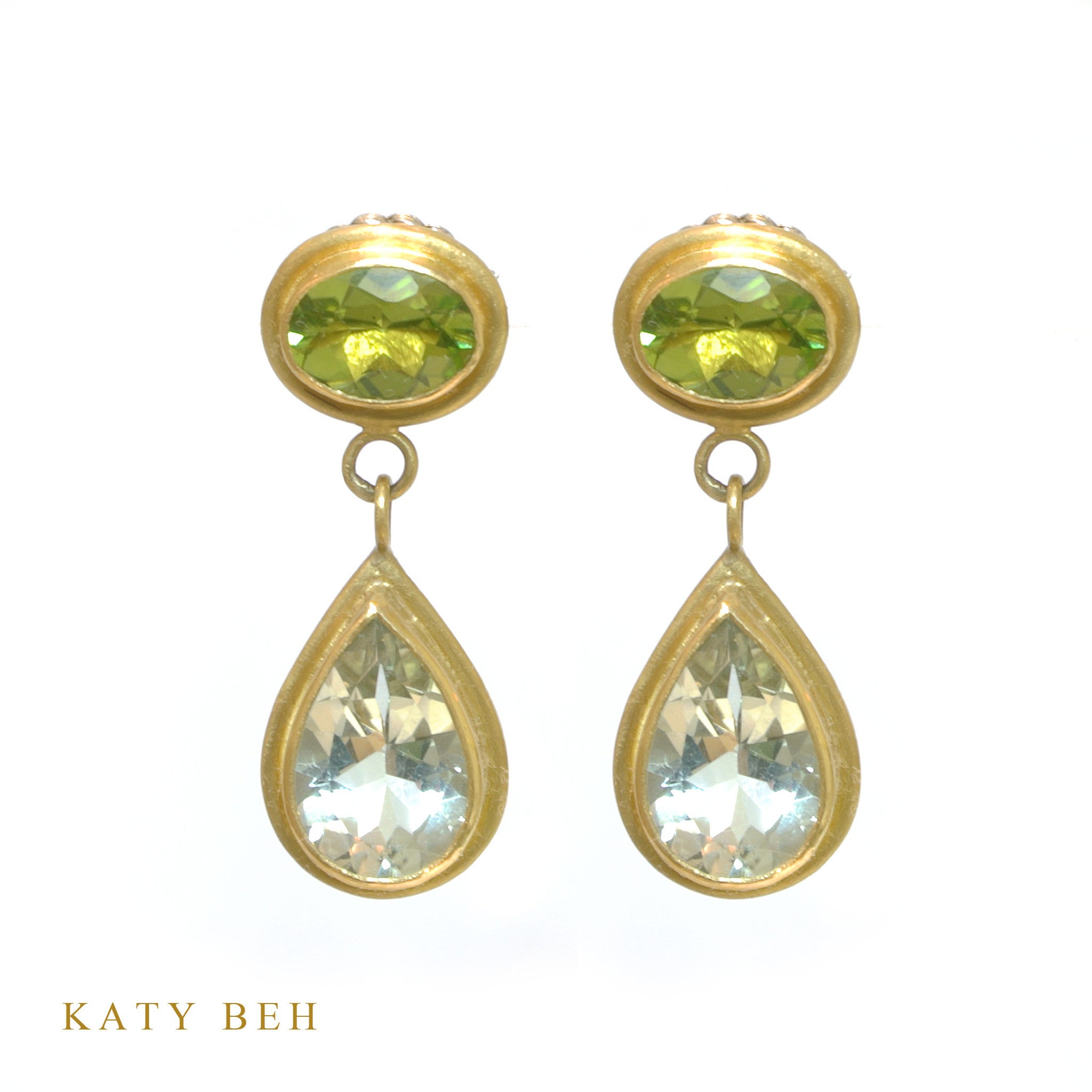 Earrings - Katy Beh 22k Gold Handmade Jewelry New Orleans