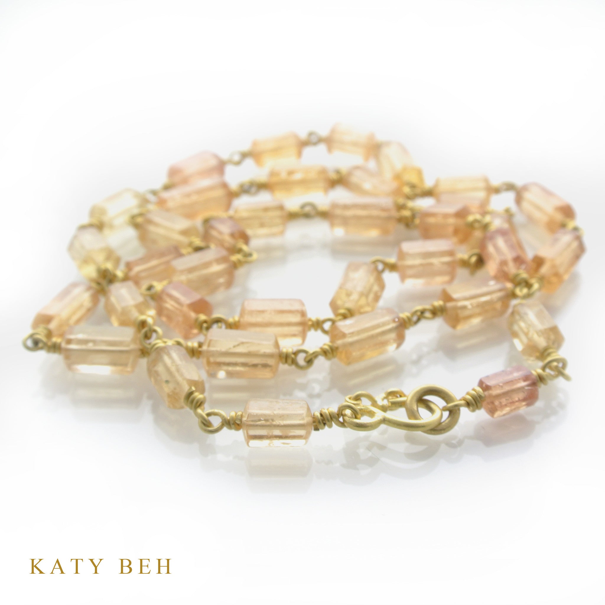 Necklaces - Katy Beh 22k Gold Handmade Jewelry New Orleans