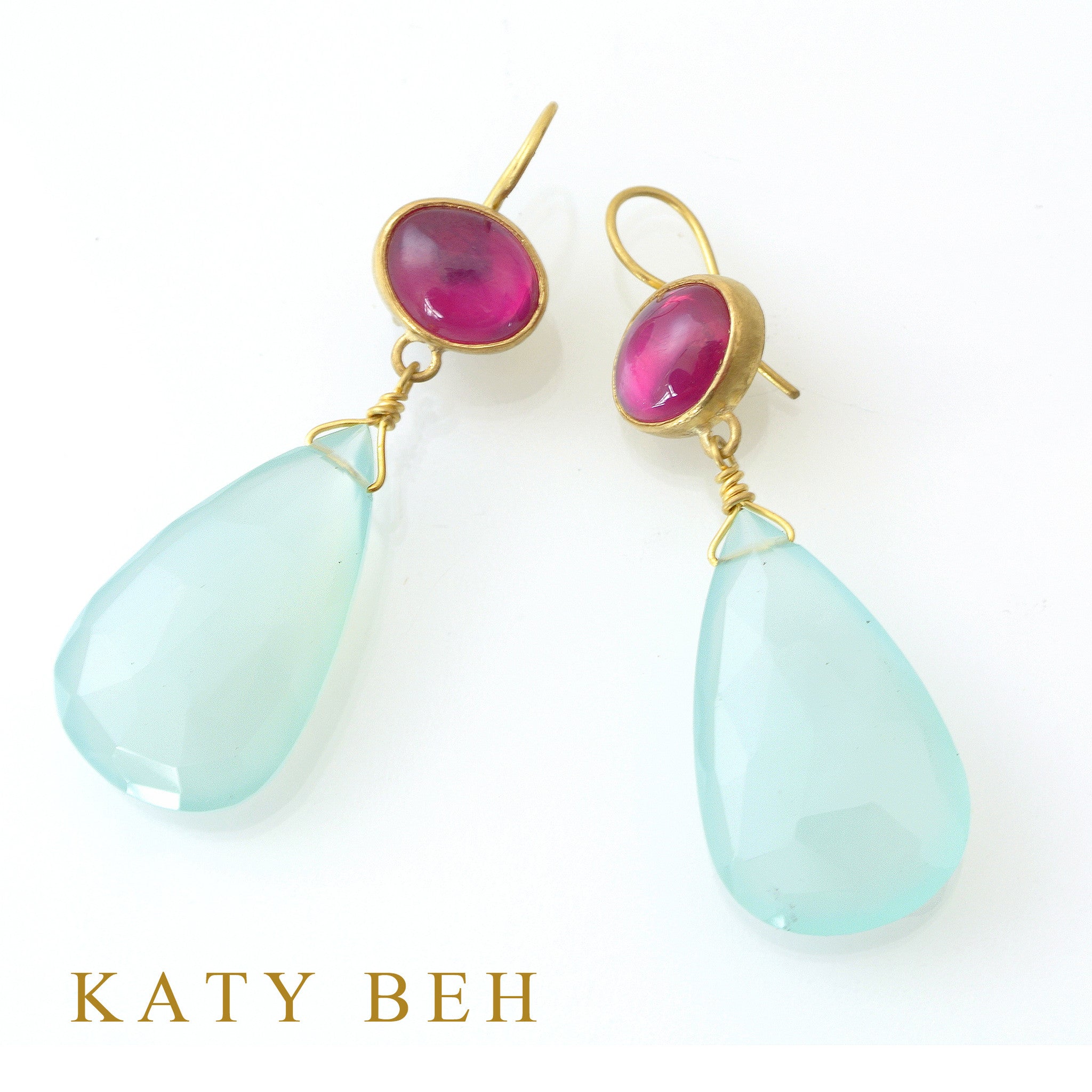 Earrings - Katy Beh 22k Gold Handmade Jewelry New Orleans