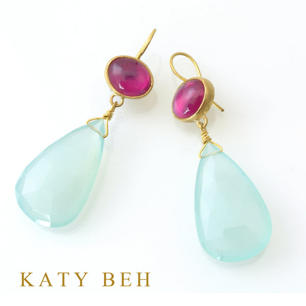 Earrings - Katy Beh 22k Gold Handmade Jewelry New Orleans