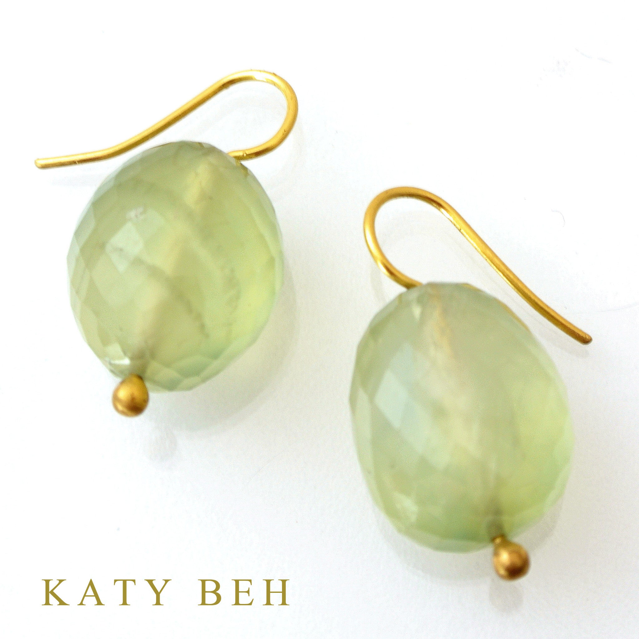 Earrings - Katy Beh 22k Gold Handmade Jewelry New Orleans
