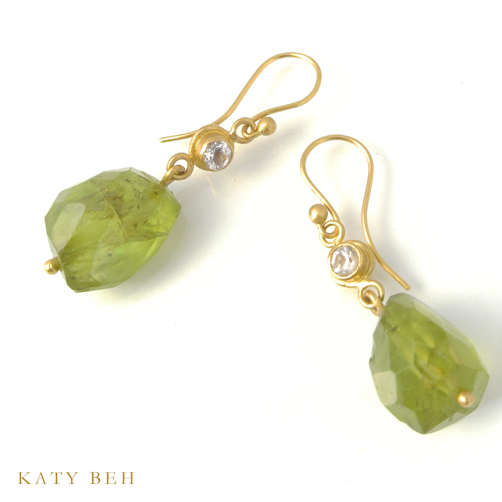 Earrings - Katy Beh 22k Gold Handmade Jewelry New Orleans