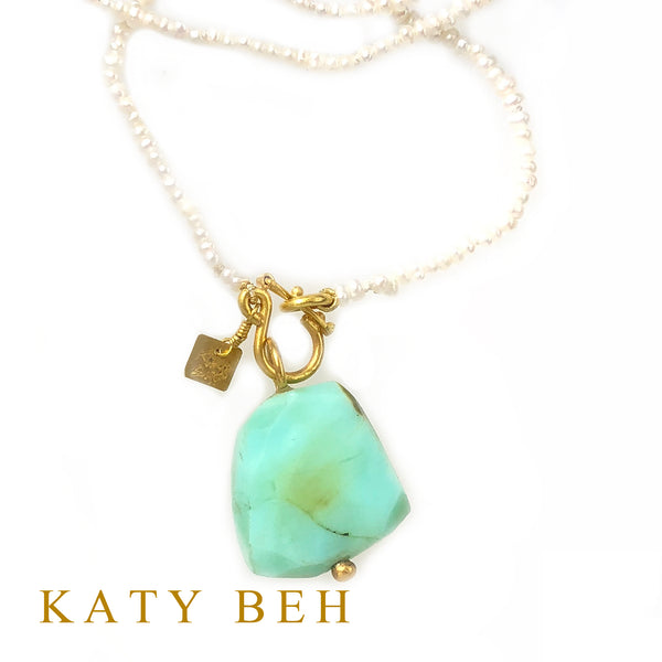 Jennie Peruvian Opal Pendant