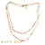 Erykah Carnelian, Beryl and Pearl Necklace