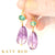 Fabi Apatite and Amethyst Earrings