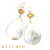 Genovieve Welo Opal and Mother of Pearl Earrings