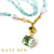 Harriet Fluorite, Pearl & Lemon Quartz Necklace