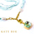 Harriet Fluorite, Pearl & Lemon Quartz Necklace
