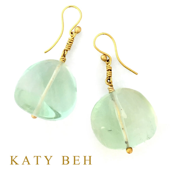 Earrings - Katy Beh 22k Gold Handmade Jewelry New Orleans