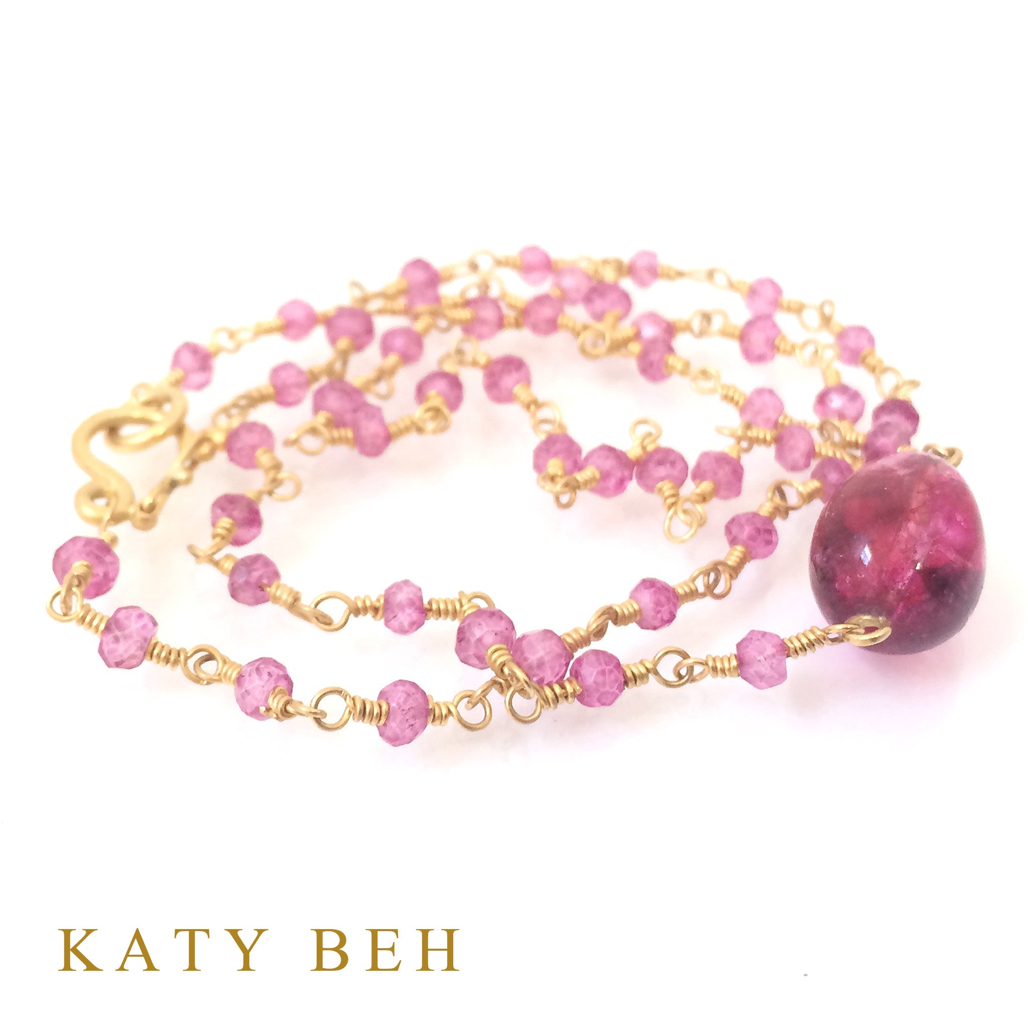 Necklaces - Katy Beh 22k Gold Handmade Jewelry New Orleans