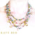 Jeannette Fancy Semi-Precious Gem Mix Necklace