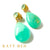 Jeongwya Peruvian Chalcedony and Chrysoprase Earrings