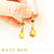 Margaret Apatite and Citrine Earrings