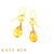 Margaret Apatite and Citrine Earrings