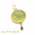 Melania Prehnite and Tanzanite Pendant