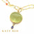 Melania Prehnite and Tanzanite Pendant