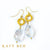 Melanie White Topaz & Clear Quartz Earrings