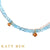 Millicent Blue Topaz and Orange Sapphire Necklace