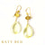 Monica Blue Topaz and Yellow Topaz Earrings