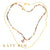 Monica Fancy Rainbow Zircon Necklace