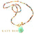 Monica Fancy Rainbow Zircon Necklace