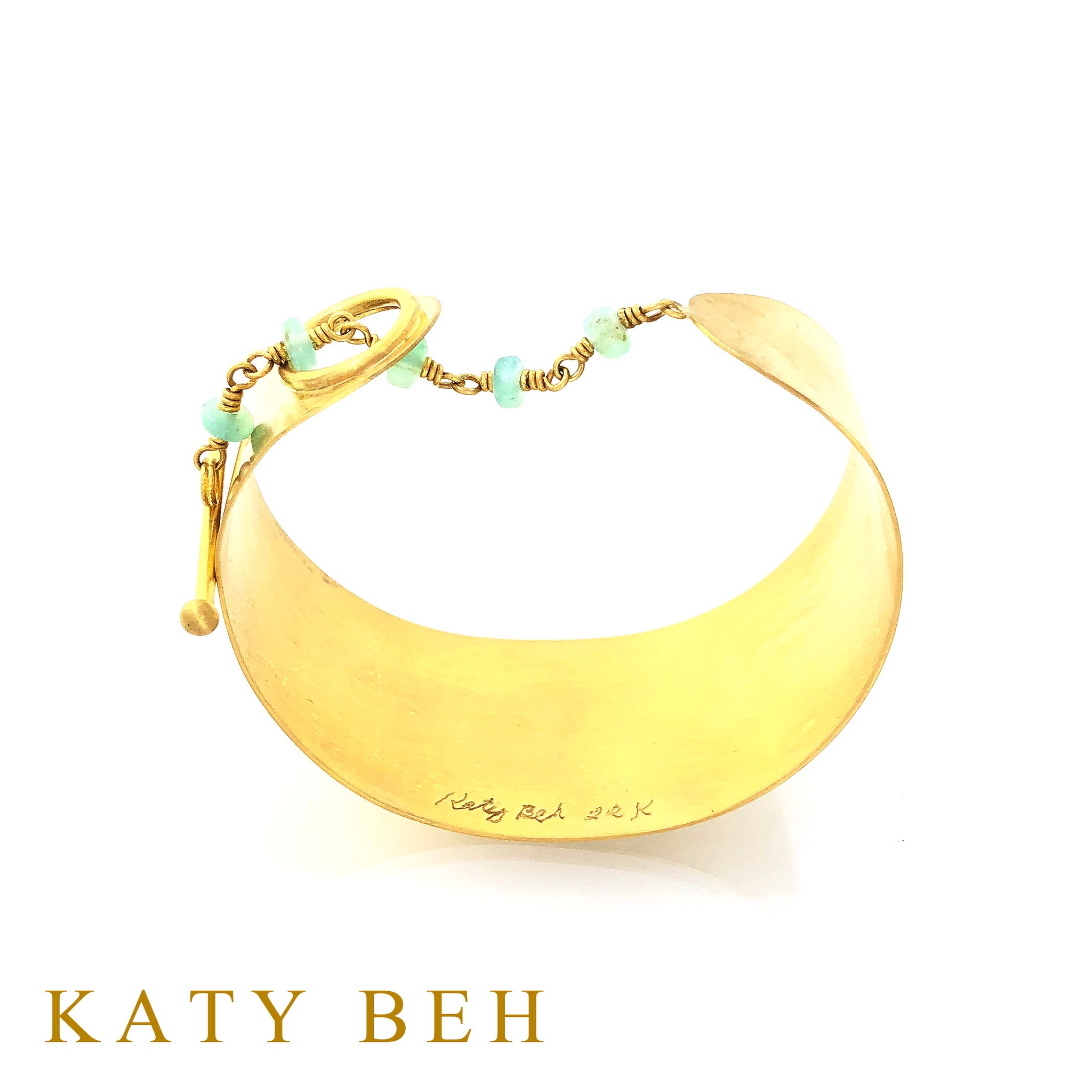 Opie 22k Gold Cuff Bracelet