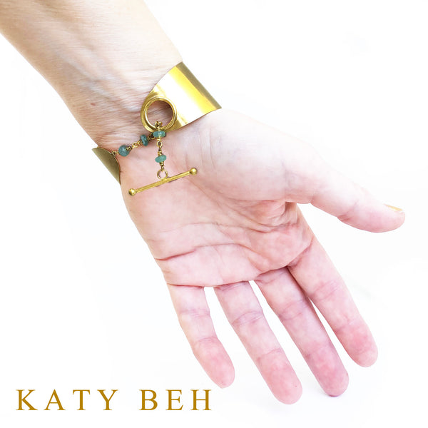 Opie 22k Gold Cuff Bracelet