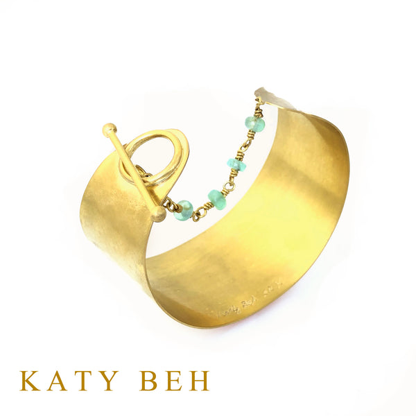 Opie 22k Gold Cuff Bracelet