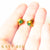 Phoebe Emerald Stud Earrings