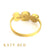 Piper Peridot, Yellow Beryl & Sapphire Ring