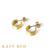 Quincy 22k Gold Hoop Earrings