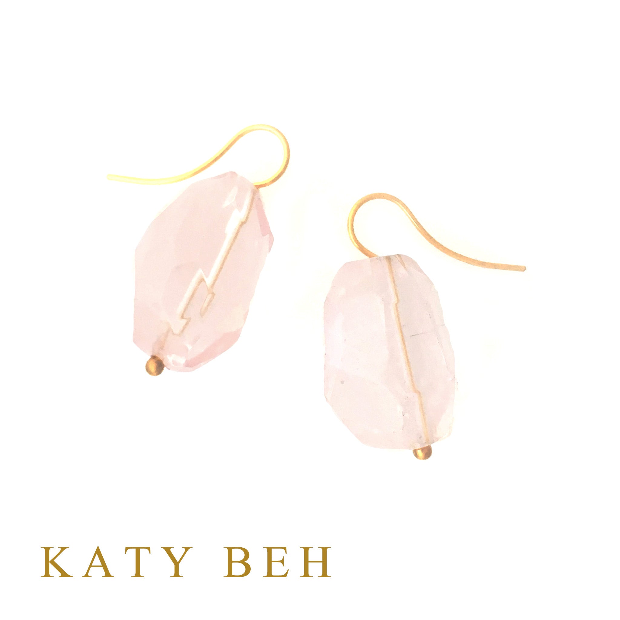 Rose Quartz Earrings